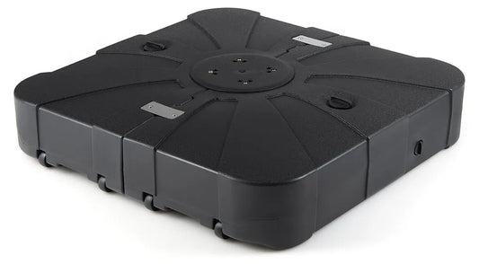Coast Parasol Base with Wheels - Base de parasol flottant remplissable 84 x 84 x 20 cm - Noir