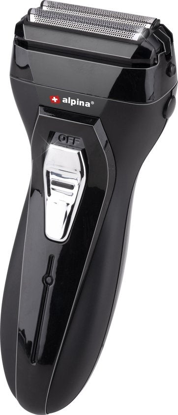 alpina Shaver with Trimmer - Rasoir - Tondeuse à barbe avec brosse de nettoyage et capuchon de protection