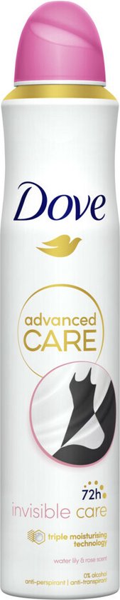 Déodorant en spray Dove Invisible Care - 200 ml