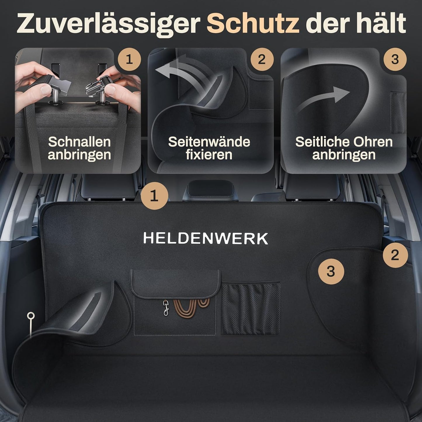Heroism Trunk Protection - Chiens - Imperméable - Noir