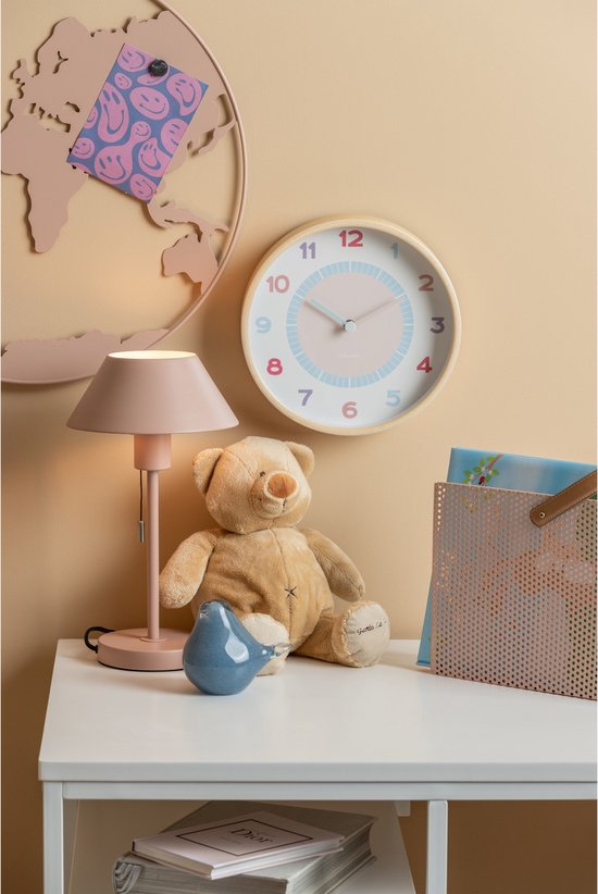 Horloge murale Karlsson Chico - Multicolore - Ø 25 cm - Horloge murale scandinave