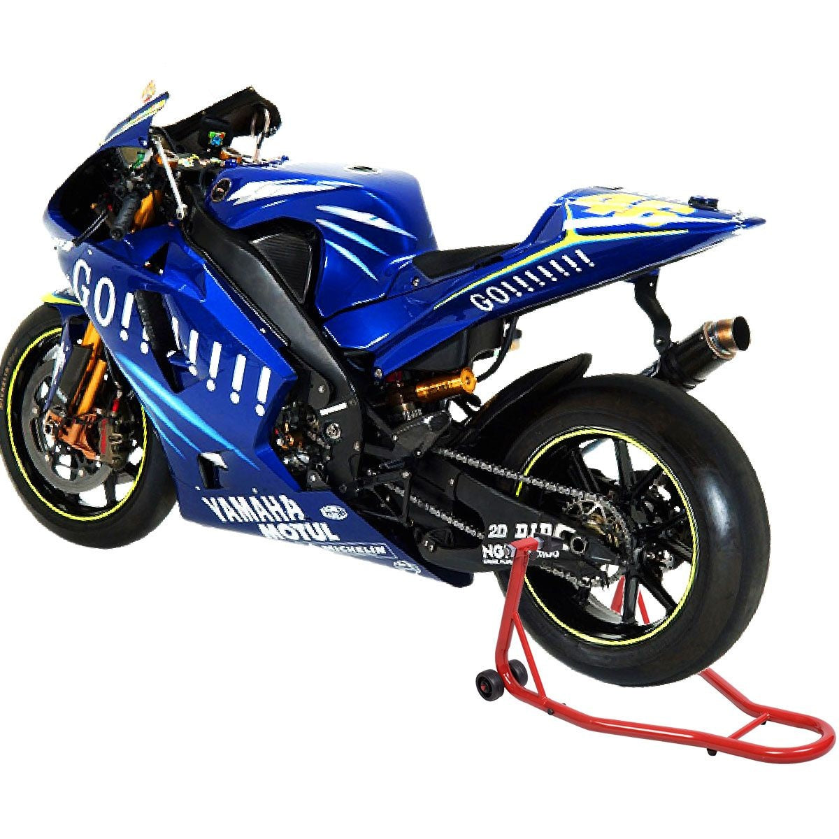 Support de réparation pour motos Coast - Roue arrière - Rouge