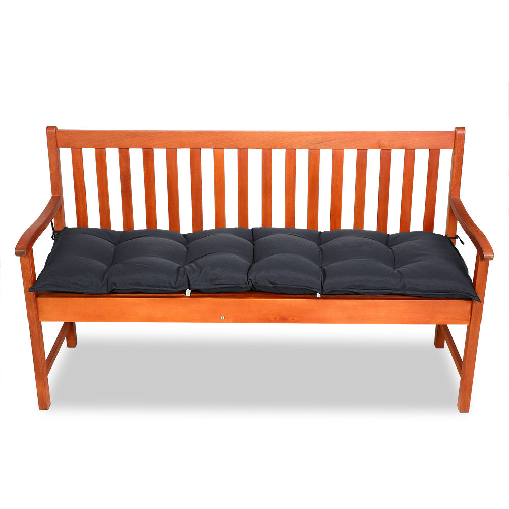 Zitbankkussen 145x45x8cm Visco Effect Indoor Outdoor Bank Antraciet