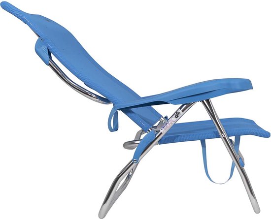 Crespo - Chaise de plage - AL/223 - Bleu