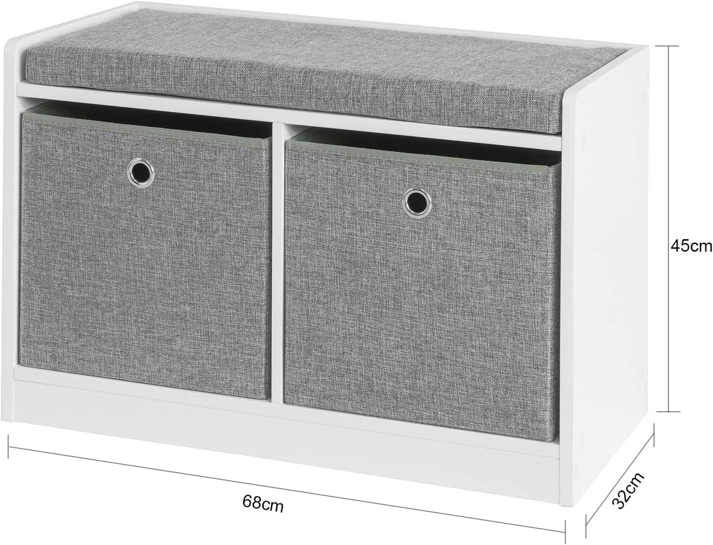 SoBuy Support de bain en bambou - max 5kg - L 70 cm x L 15.5 cm