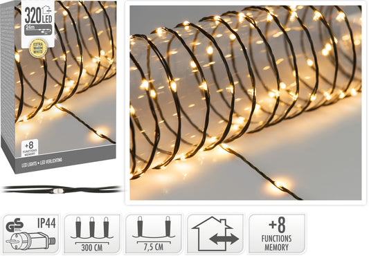 JK Home Décor - Eclairage LED 320LED Extra WW