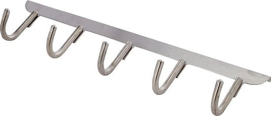 Porte-manteau de porte Wenko 9 x 36 cm en acier inoxydable