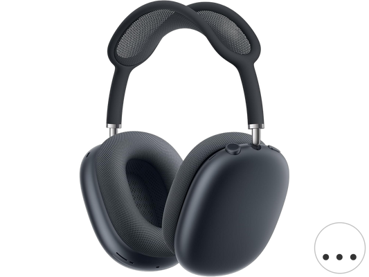 Apple AirPods Max (2024) – Casque circum-auriculaire avec USB-C et ANC – Midnight – Aluminium