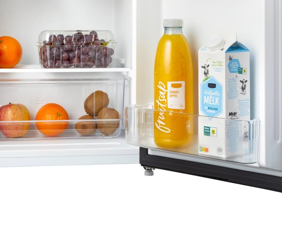 Tomado TLT4702B - Réfrigérateur de table - 93 litres - 3 étagères - Etiquette énergie E - Noir