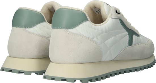 Blackstone SCORIA LEGEND - DG532 White Green Environmental - Chaussures de course - Hommes - Blanc cassé - Taille : 46