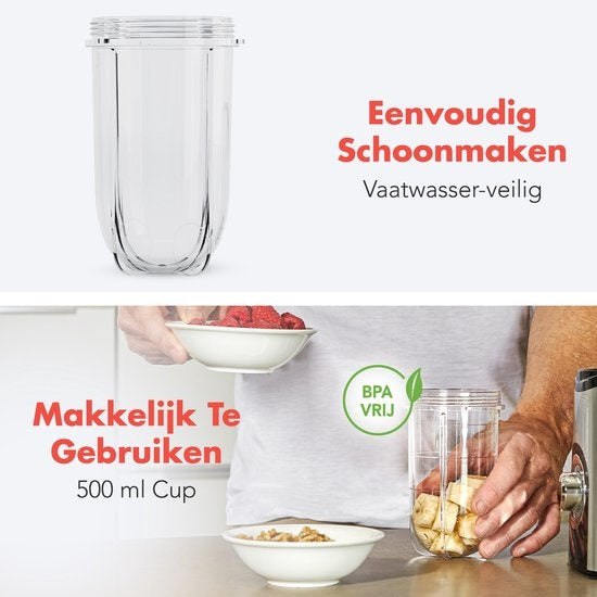 KitchenBrothers Coupe Smoothie Blender - 600 ml - 1 pièce - Convient pour KB678