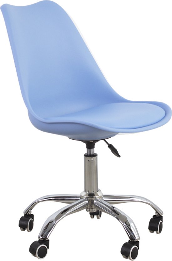 VDD Gaming - Chaise de bureau bleue réglable en hauteur - 42x48x97cm