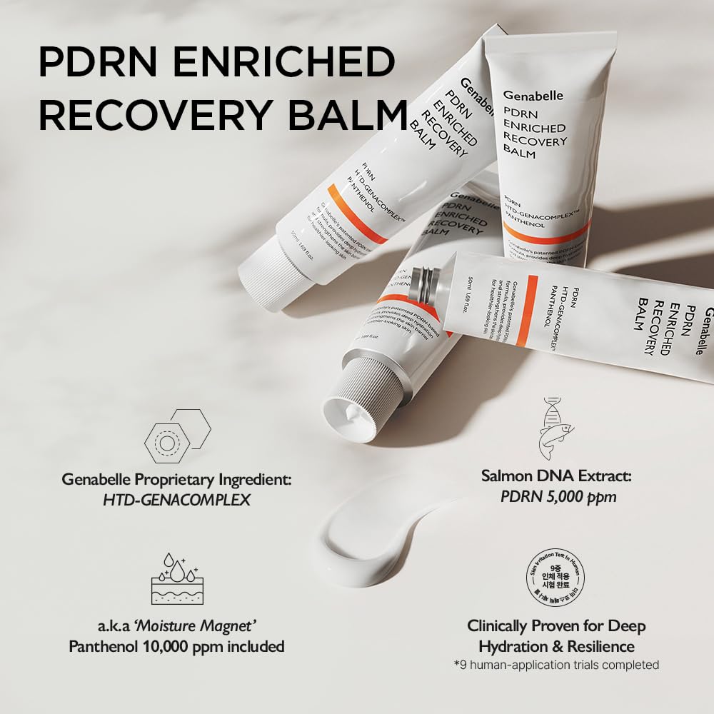 Baume réparateur Genabelle PDRN - Régénérant - Panthénol - Squalane - 50 ml