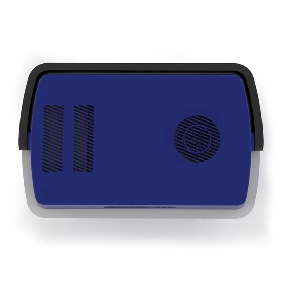 Campart Coolbox CB-8624 - Glacière 22 litres - Légère avec poignée - Système de refroidissement thermoélectrique - Avec prise 12V pour le voyage et la voiture - Convertible en prise 230V - Bleu