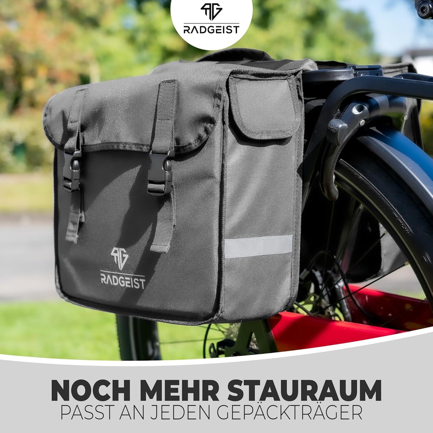 RADGEIST sacoche double pour vélo I sacoche double pour vélo 30L