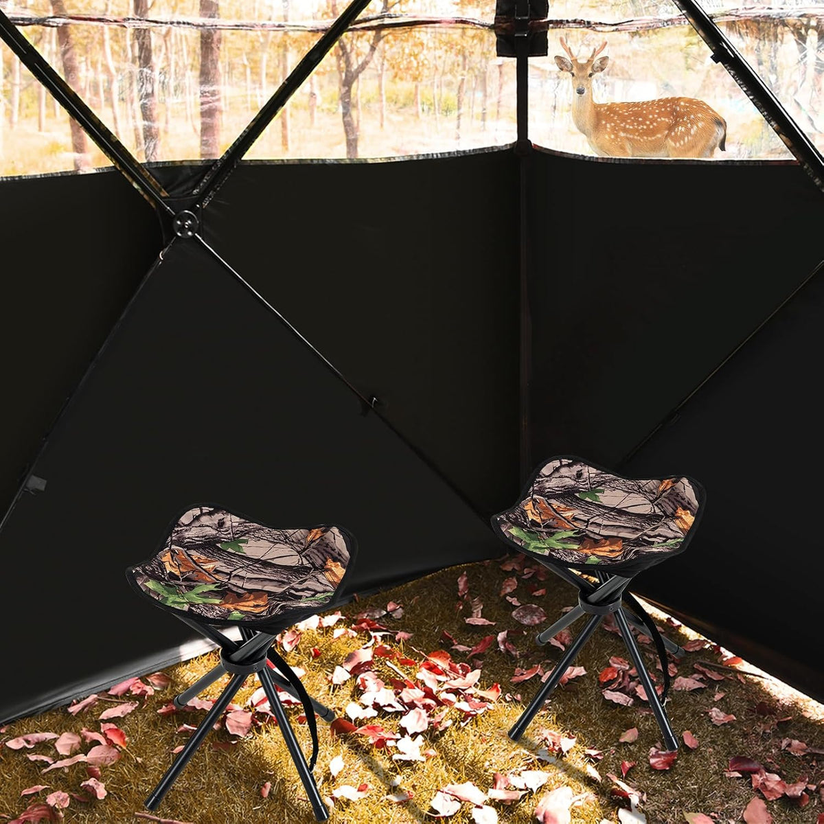 Tabourets pliants Coastal - Pliable - Jusqu'à 150 KG - 32 x 32 x 40 cm