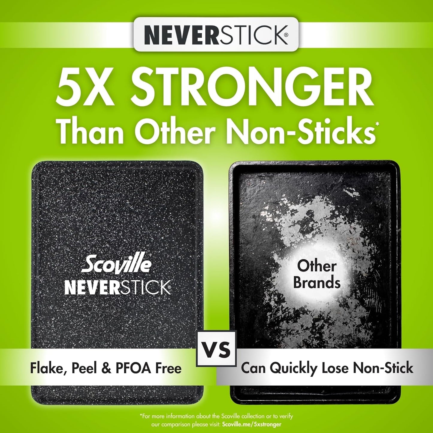 Scoville Neverstick plat à rôtir 32cm x 25cm - noir, antiadhésif, va au four