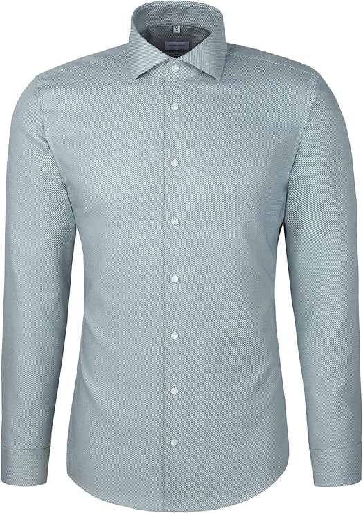 seidensticker Extra Slim Fit Long Arm Business shirt hommes Chemise - Taille 43 - Vert