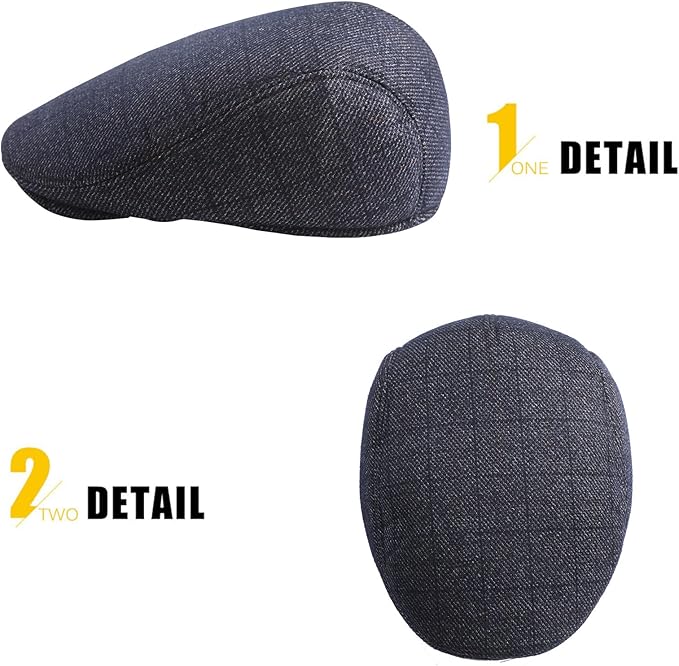 Casquette Water Ink Grandpa - Hiver - Ajustable - Marine