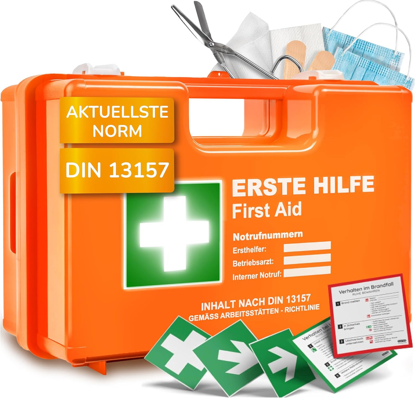 Trousse de secours Heroic - Compacte - Orange