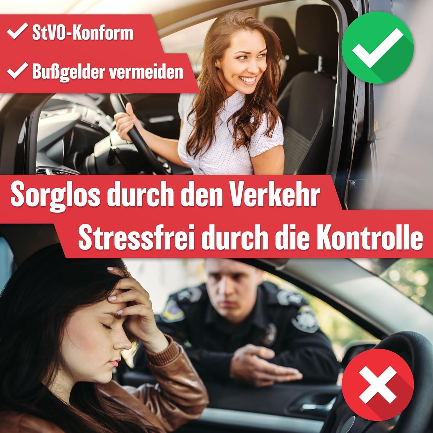 Trousse de secours Hero pour voiture - Valable en Europe - Trousse de secours selon la norme actuelle 2026