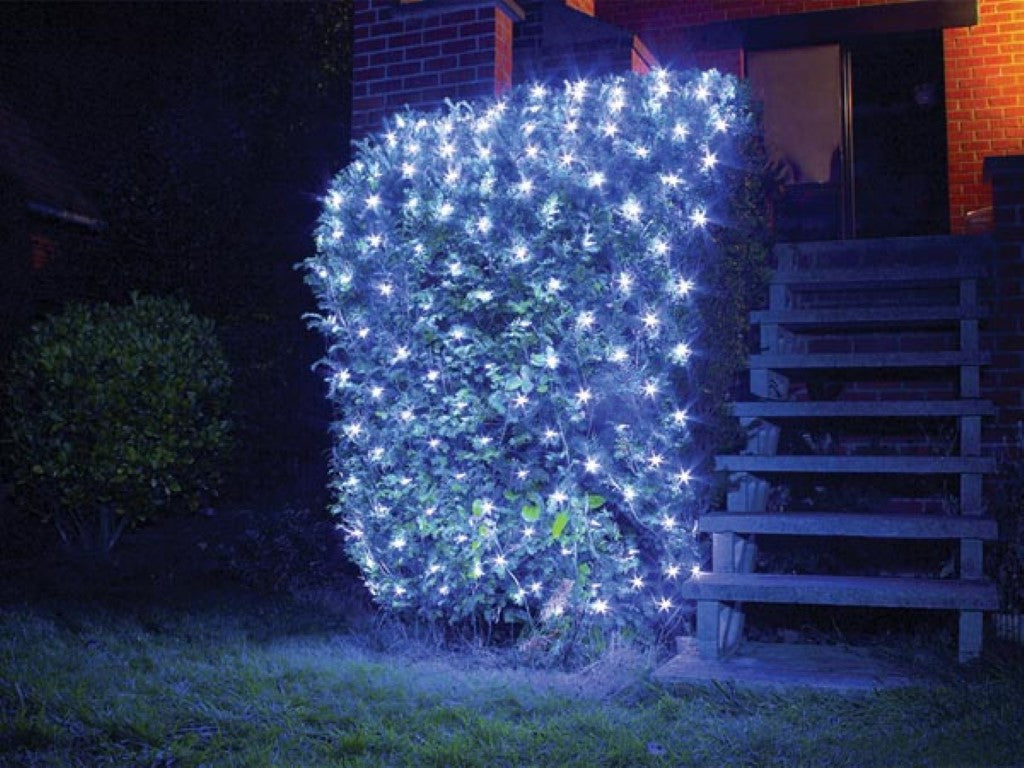 Light Creations Netlight Led - 2 X 2 M - 144 lampes blanches - fil noir - 36 V