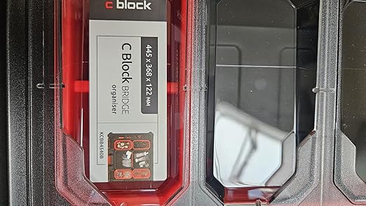 Kistenberg C BLOCK BRIDGE Cool Grey 4C Organisateur d'outils avec boîtes