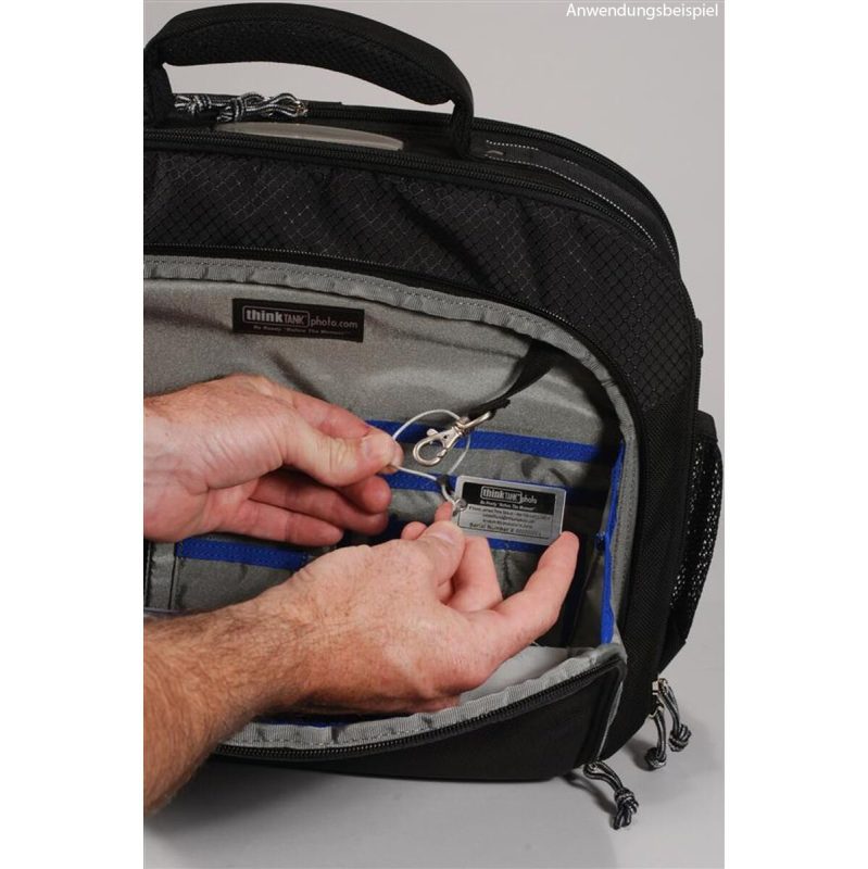 Think Tank Security Tag - Étiquette d'identification pour sac photo - Étiquette à bagages