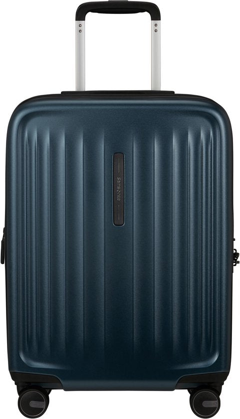 Valise Samsonite - Fyrm Spinner 55/20 (bagage à main) - extensible - bleu acier - 2,6 kg - 46 l