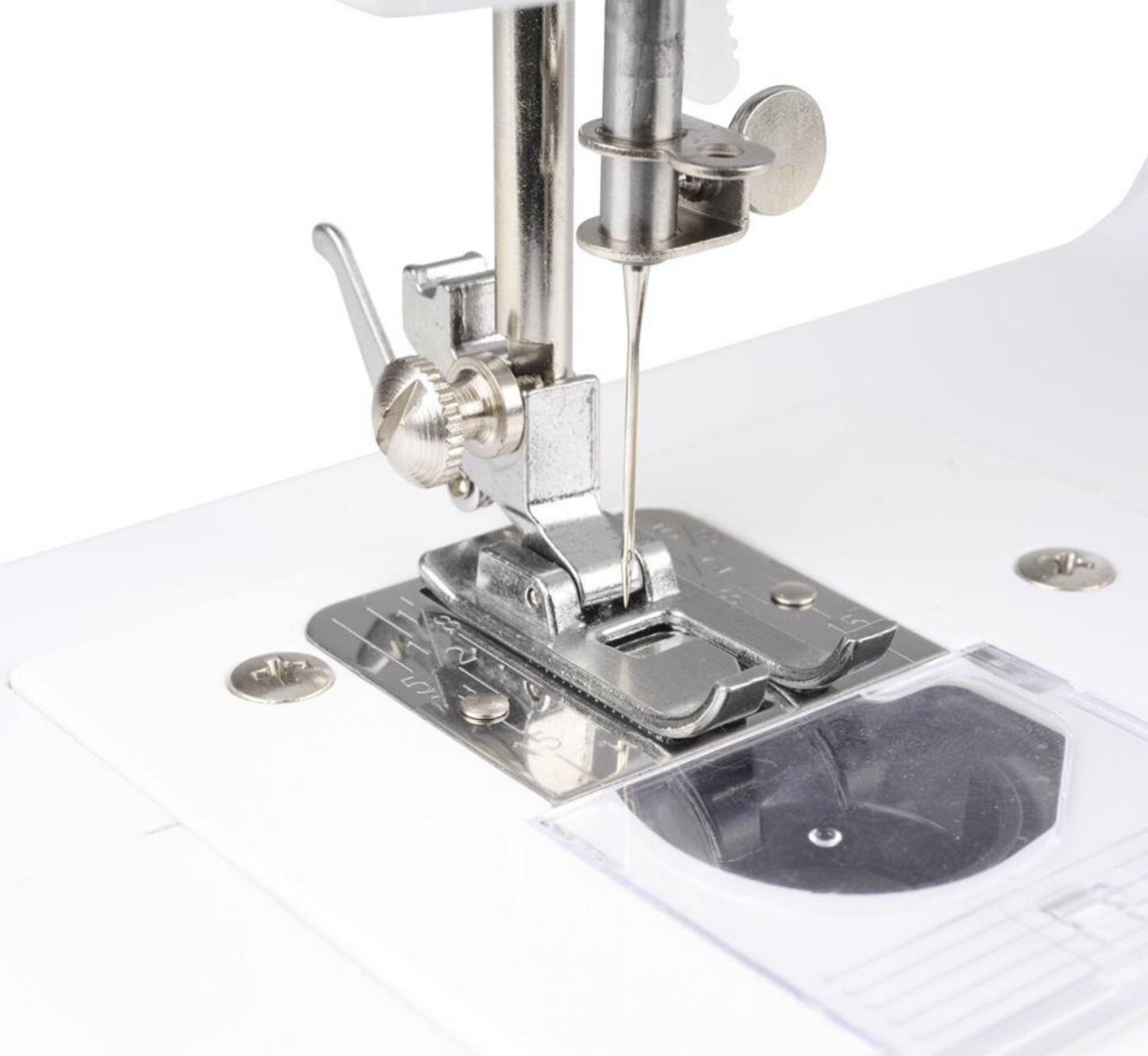 Machine à coudre Princess 326010 - 14 points - Bras libre - Enfilage automatique - Blanche