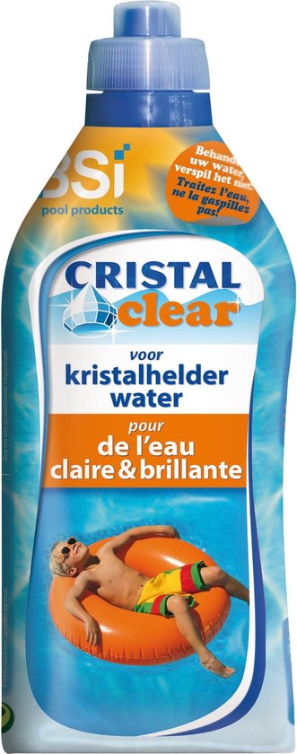 BSI - Cristal Clear - Pour une eau de piscine cristalline - Piscine - Spa - 1 l