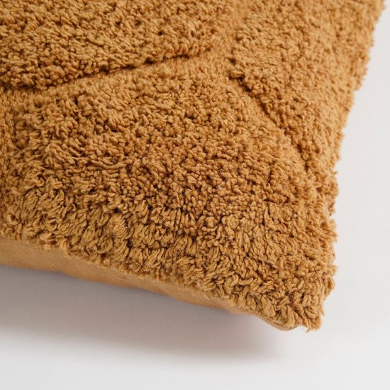 Coussin décoratif Jaimy de la collection In The Mood - 45 x 45 cm - Coton - Marron clair