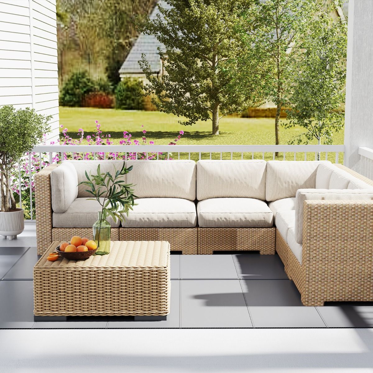 Coast Floorboard Tool Shed - 343 x 215 cm - Gris - Tapis de sol antidérapant pour jardin et terrasse