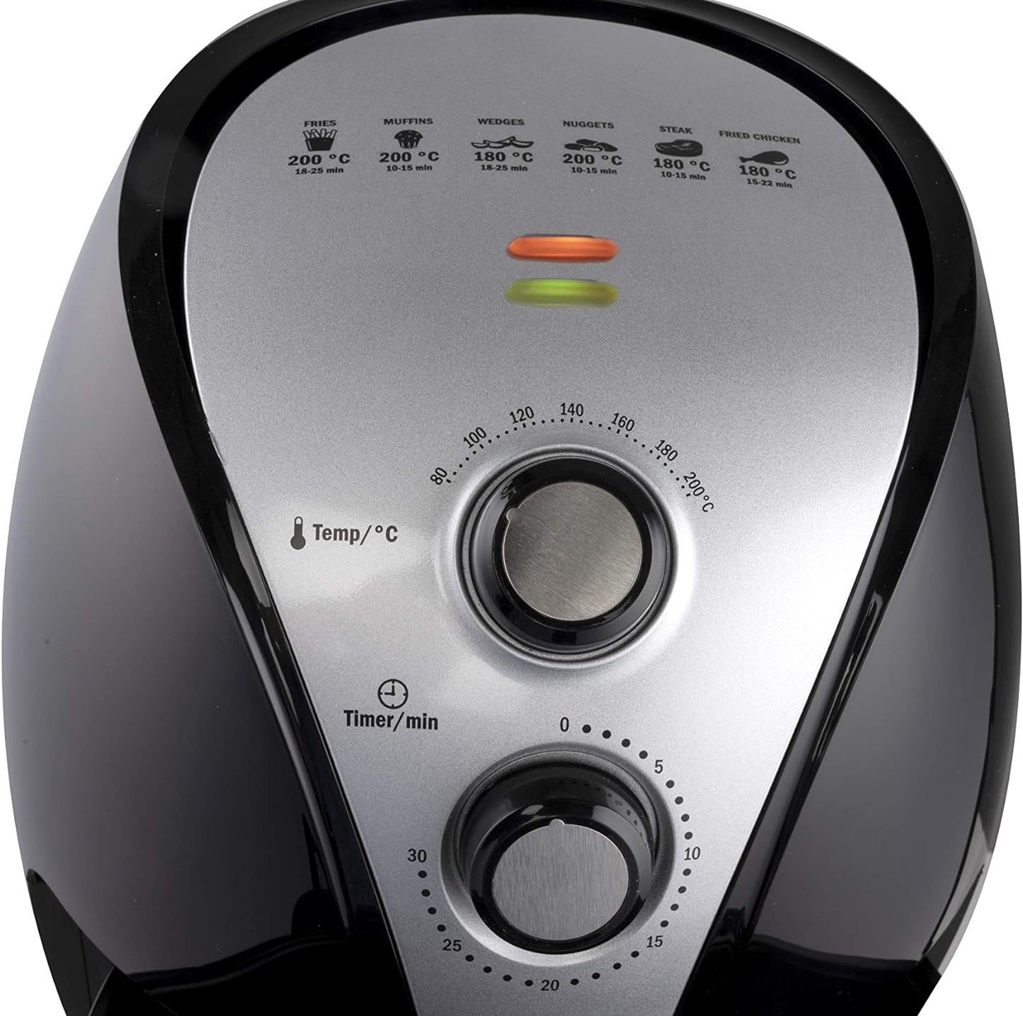 Alpina Friteuse sans Huile XL, Airfryer, 3.2L, 80 à 200°C, 1500W, Noir