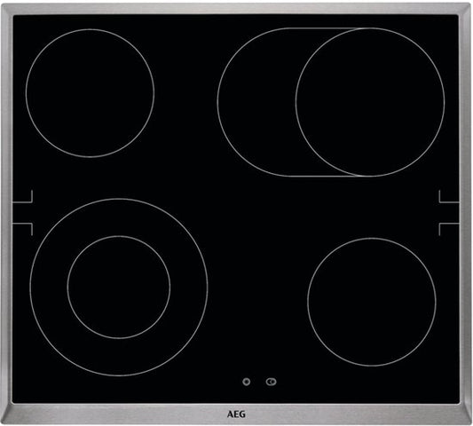 AEG HE604062XB Noir Encastrable 4 zones