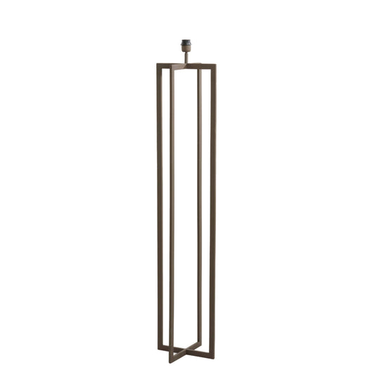 Light & Living Lampadaire MACE 140 cm - Métal brun - Design carré - E27