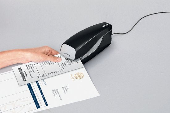 Agrafeuse électrique Leitz NeXXt pour l'agrafage sans contact - Agrafe jusqu'à 20 feuilles - Noir