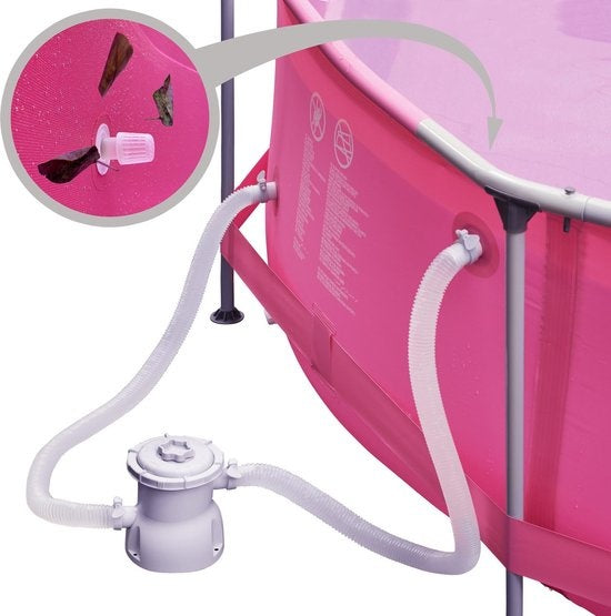 tectake® - Piscine - Piscine ronde avec pompe de filtration Ø 360 x 76 cm - 403824