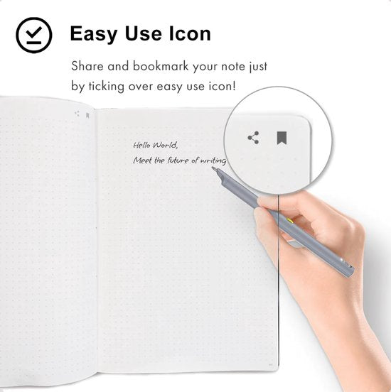 Neolab Smartpen M1 - stylo numérique - écriture numérique - stylo intelligent - Bleu