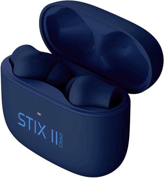 Veho STIX II Pro True Wireless Headphones Casque intra-auriculaire sans fil Appels/Musique/Sports/Everyday Bluetooth Bleu
