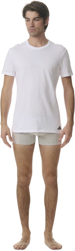 T-shirt à col rond adidas Sportswear, lot de 3 - Active Core Cotton - Sous-vêtements pour hommes - 3 x blanc