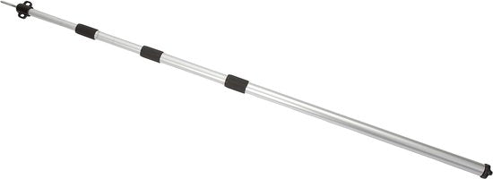 Bo-Camp - Piquet pour bâche/tente - Télescopique - 4 sections - 102-230 cm