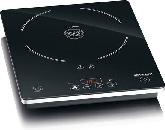 Severin KP 1071 - Plaque de cuisson à induction - 1 zone de cuisson - minuterie - sécurité enfants - 2 000 watts - prise standard