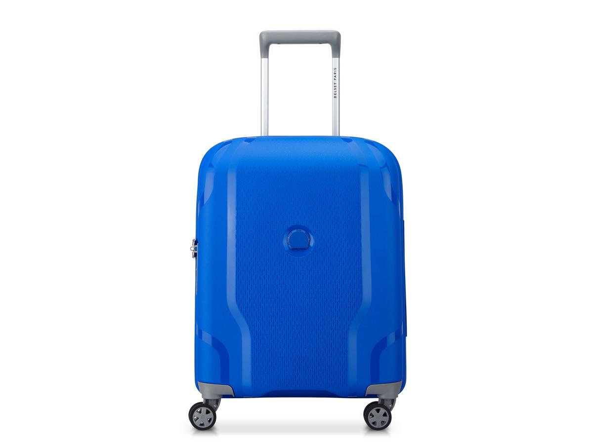Valise à roulettes Delsey Clavel Carry-On S Slim - Compacte et légère - 55 x 40 x 20 cm - iBOOD Blue