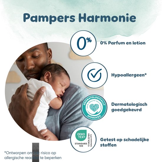 Pampers - Harmonie - Taille 5 - Mega Pack - 70 pièces - 11/16 kg