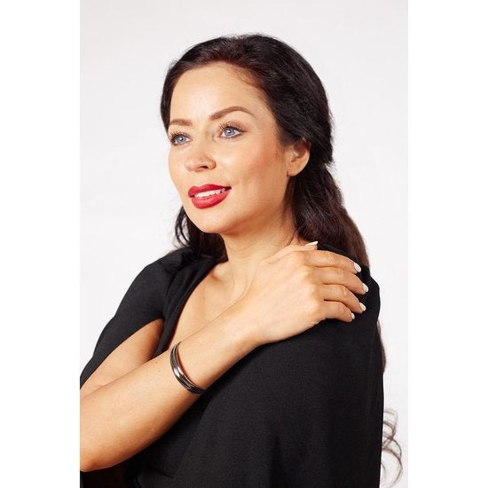 Laura Ferini Ladies Bracelet Strati Silver - Bracelet en argent - Plaqué or blanc 18K - Bijoux - Accessoires - Bijoux - Bracelet pour femme