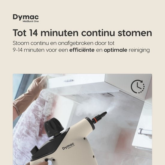 Nettoyeur vapeur portatif - Dymac - Réservoir 450 ml – 16 Accessoires – Vapeur Continue 10 min – Chauffe Rapide