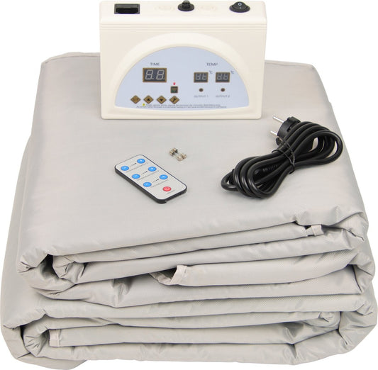 Couverture de sauna infrarouge Niceey - Couverture chauffante électrique - Gris