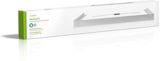 Kit d'empilage universel Nedis pour lave-linge et sèche-linge - Universel - 605 mm - Blanc