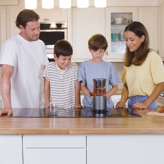 Livington JuiceBoost - centrifugeuse portable à piles - récipient de 250 ml - sans fil - petite centrifugeuse - centrifugeuse à emporter - centrifugeuse à rotation lente pour fruits et légumes - jus de fruits